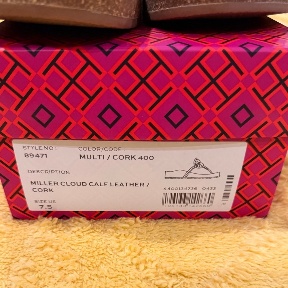 Tory Burch Women's Miller Cloud Tan Sandals - Picture 9 of 9